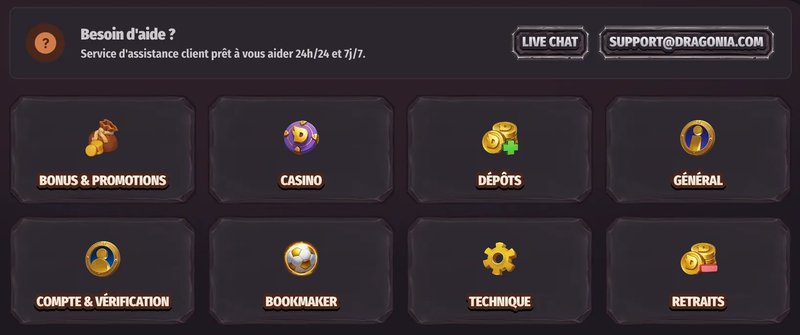 En savoir plus sur dragonia casino